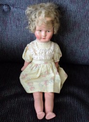 german celluloid doll sit
